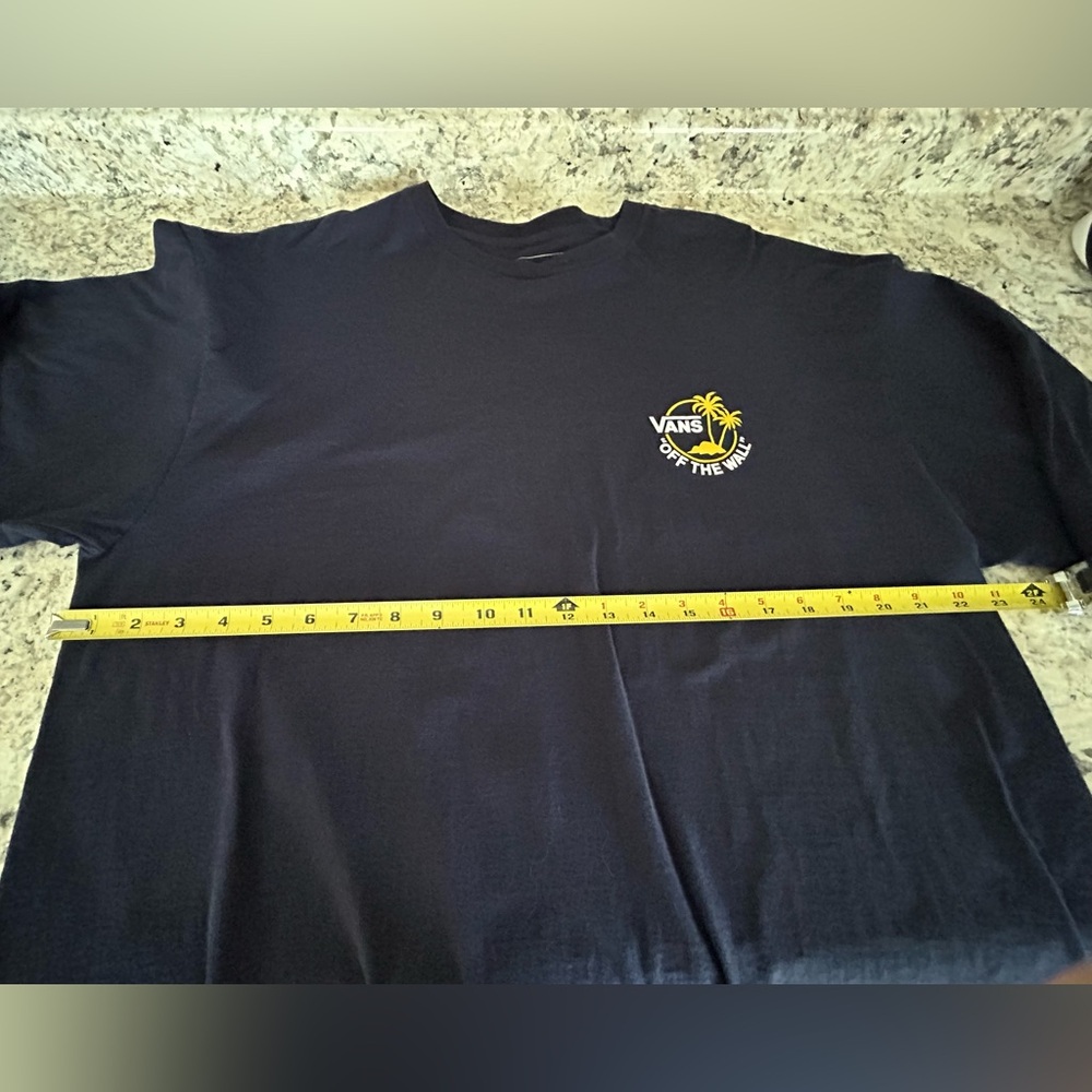 Vans Off the Wall Surf Palm Long Sleeve Skater Logo Graphic Tee Size XL - Picture 8 of 9